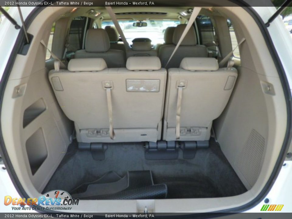 2012 Honda Odyssey EX-L Taffeta White / Beige Photo #11