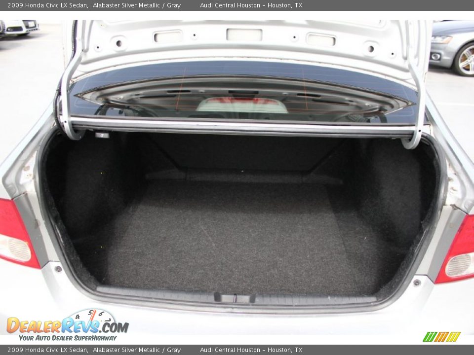 2009 Honda Civic LX Sedan Alabaster Silver Metallic / Gray Photo #23
