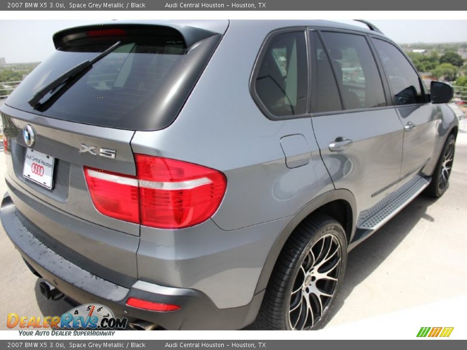 2007 BMW X5 3.0si Space Grey Metallic / Black Photo #9