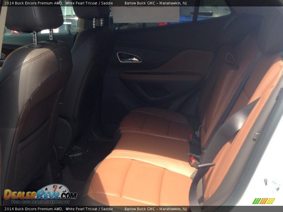 2014 Buick Encore Premium AWD White Pearl Tricoat / Saddle Photo #5