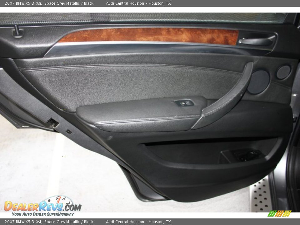 2007 BMW X5 3.0si Space Grey Metallic / Black Photo #32
