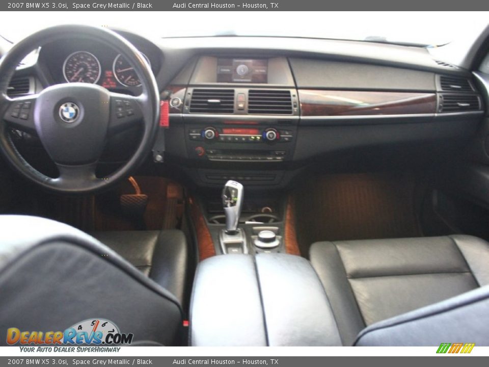 2007 BMW X5 3.0si Space Grey Metallic / Black Photo #36
