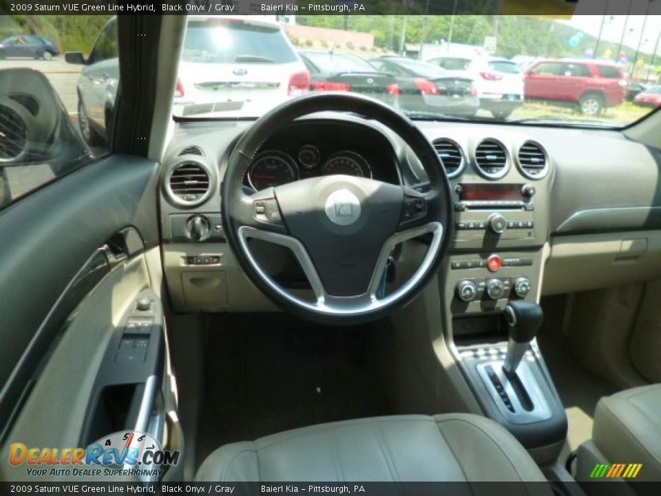 2009 Saturn VUE Green Line Hybrid Black Onyx / Gray Photo #14