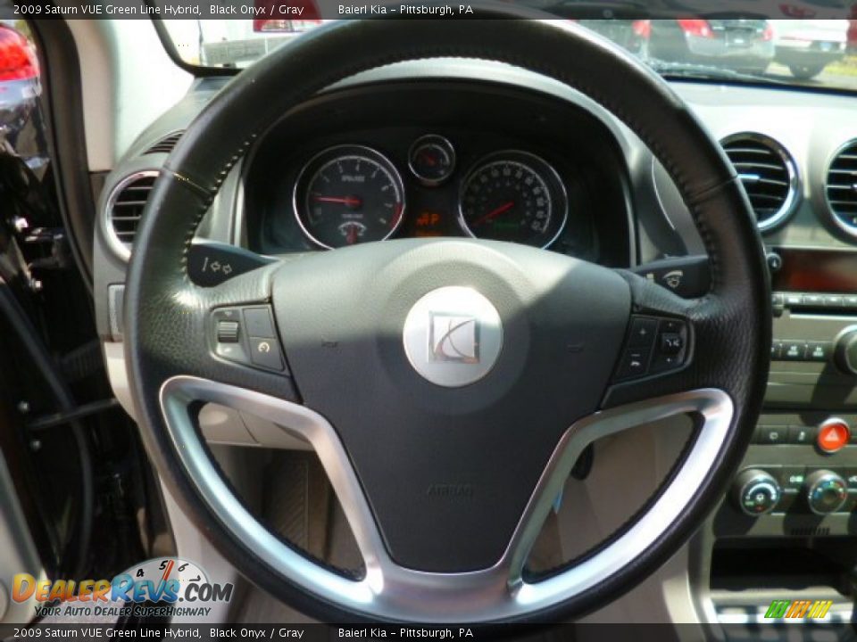 2009 Saturn VUE Green Line Hybrid Black Onyx / Gray Photo #18