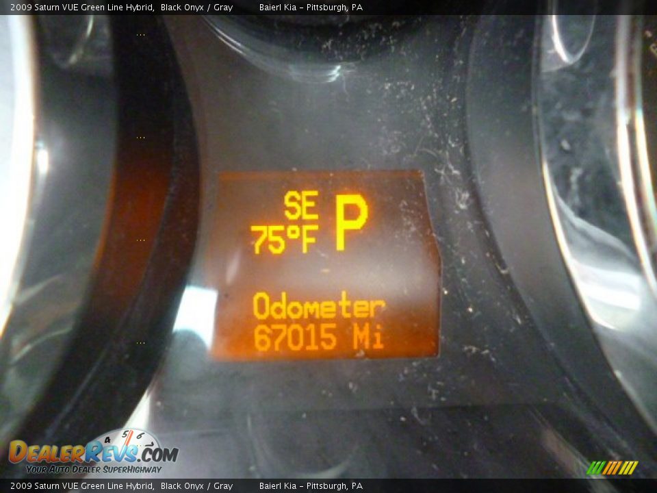 2009 Saturn VUE Green Line Hybrid Black Onyx / Gray Photo #20