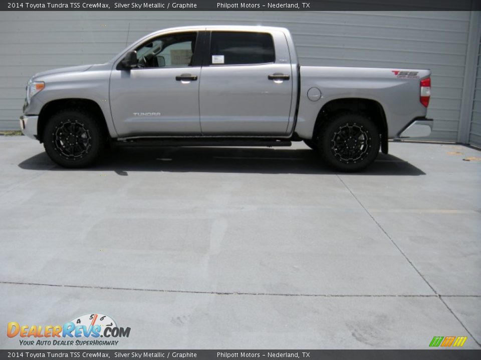 2014 Toyota Tundra TSS CrewMax Silver Sky Metallic / Graphite Photo #6