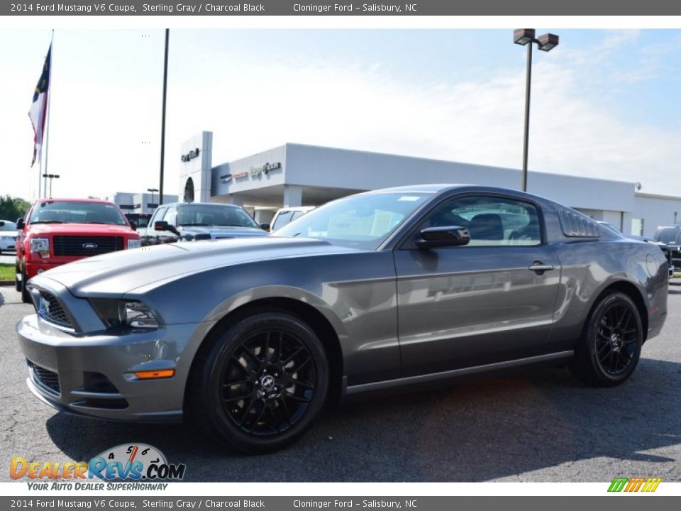 2014 Ford Mustang V6 Coupe Sterling Gray / Charcoal Black Photo #3