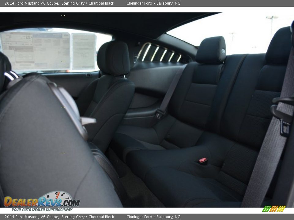 2014 Ford Mustang V6 Coupe Sterling Gray / Charcoal Black Photo #8