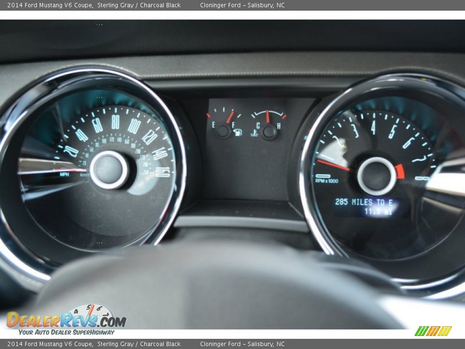 2014 Ford Mustang V6 Coupe Sterling Gray / Charcoal Black Photo #16
