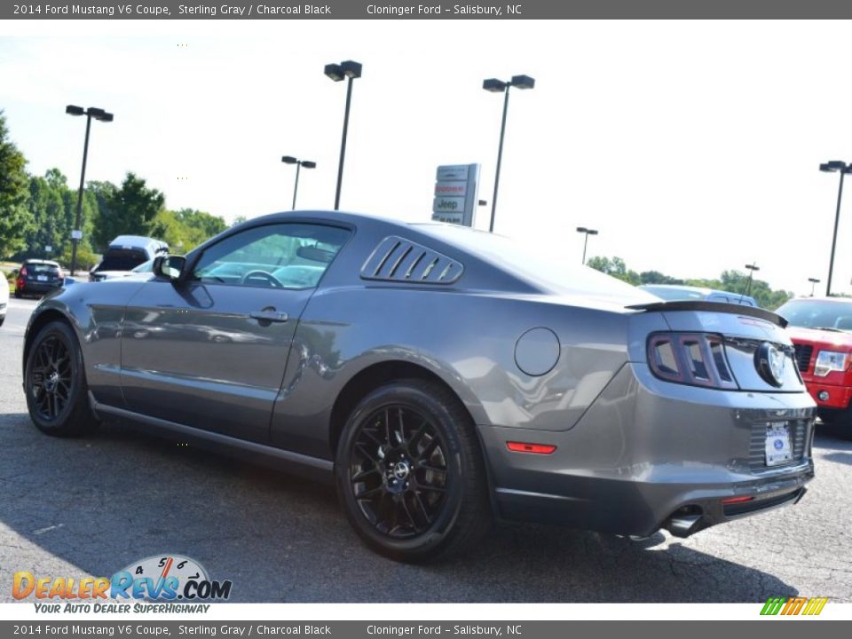 2014 Ford Mustang V6 Coupe Sterling Gray / Charcoal Black Photo #19