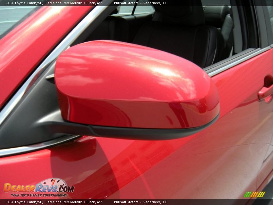 2014 Toyota Camry SE Barcelona Red Metallic / Black/Ash Photo #12