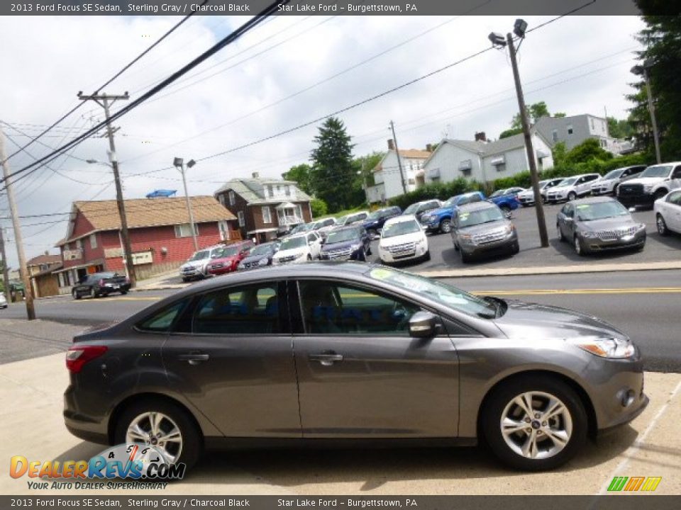 2013 Ford Focus SE Sedan Sterling Gray / Charcoal Black Photo #4