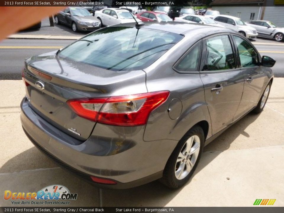 2013 Ford Focus SE Sedan Sterling Gray / Charcoal Black Photo #5