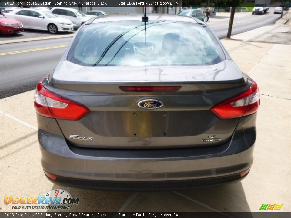 2013 Ford Focus SE Sedan Sterling Gray / Charcoal Black Photo #6