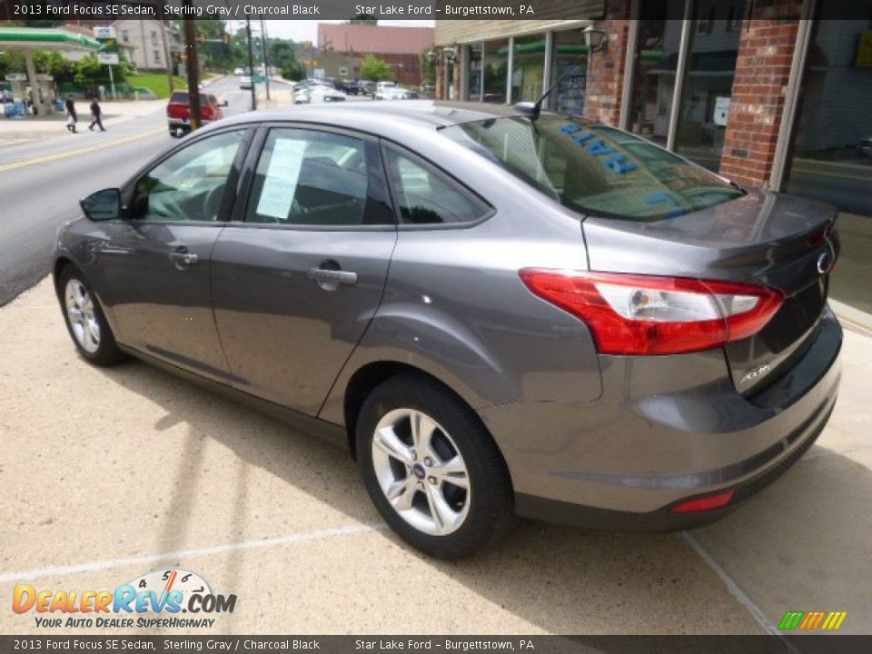 2013 Ford Focus SE Sedan Sterling Gray / Charcoal Black Photo #7