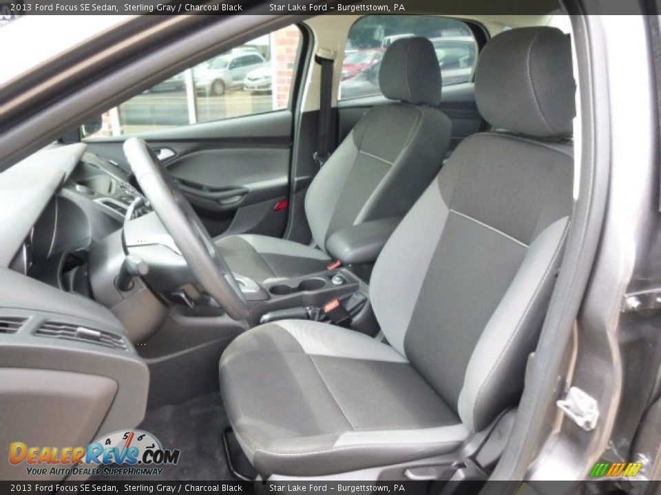 2013 Ford Focus SE Sedan Sterling Gray / Charcoal Black Photo #10