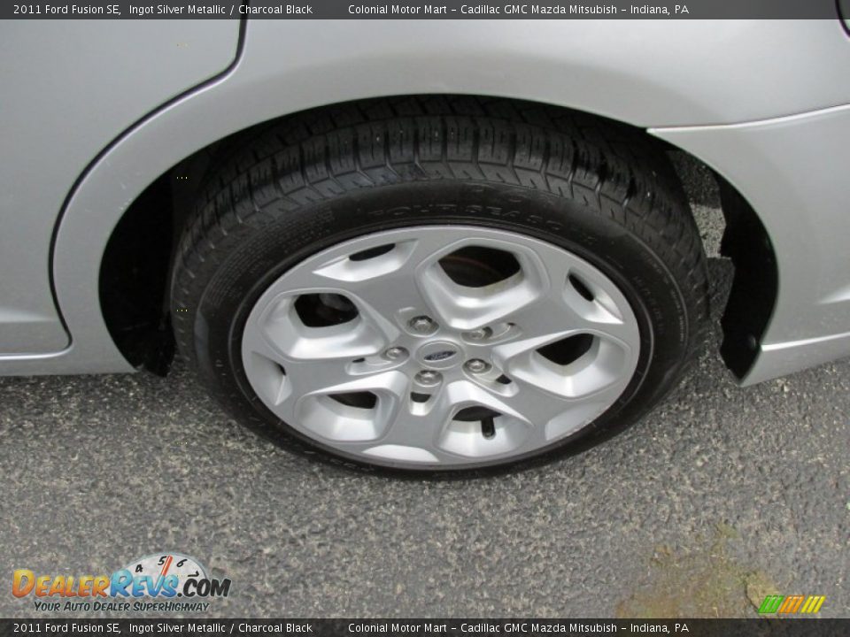 2011 Ford Fusion SE Ingot Silver Metallic / Charcoal Black Photo #3