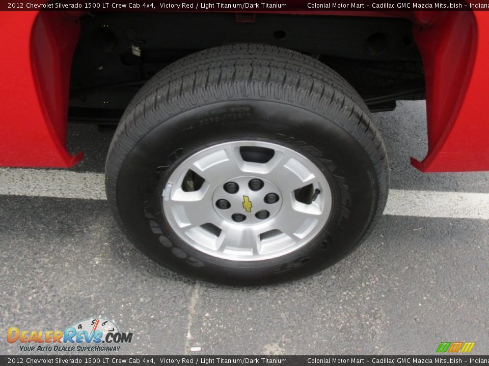 2012 Chevrolet Silverado 1500 LT Crew Cab 4x4 Victory Red / Light Titanium/Dark Titanium Photo #3
