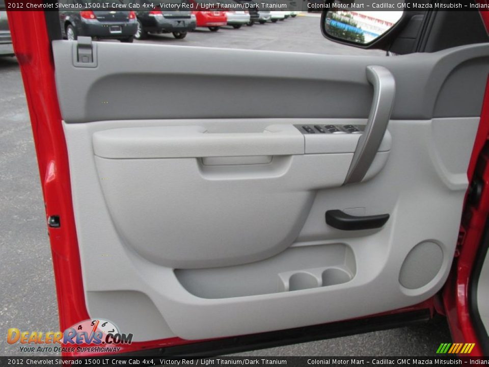 2012 Chevrolet Silverado 1500 LT Crew Cab 4x4 Victory Red / Light Titanium/Dark Titanium Photo #13