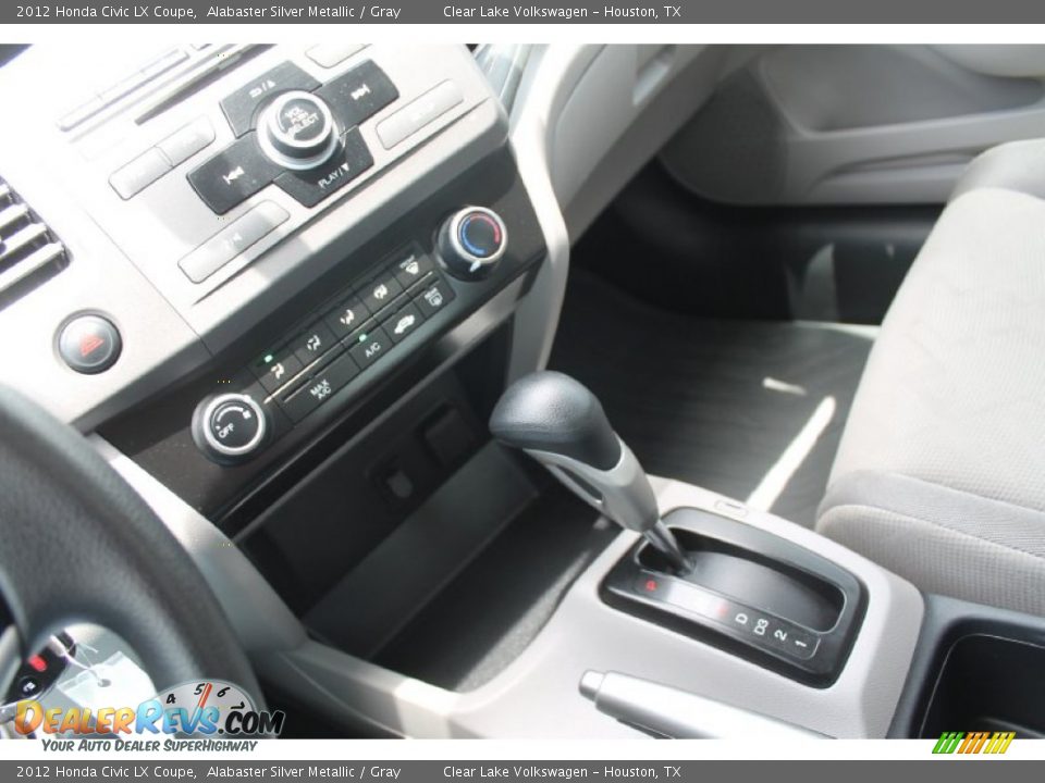 2012 Honda Civic LX Coupe Alabaster Silver Metallic / Gray Photo #17