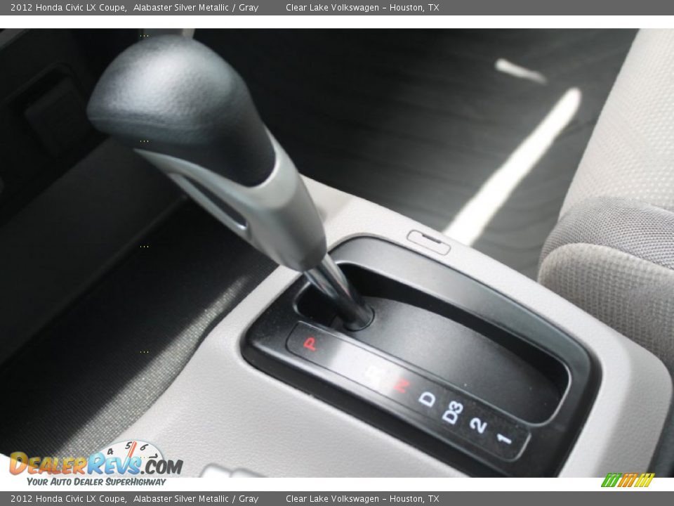 2012 Honda Civic LX Coupe Alabaster Silver Metallic / Gray Photo #20