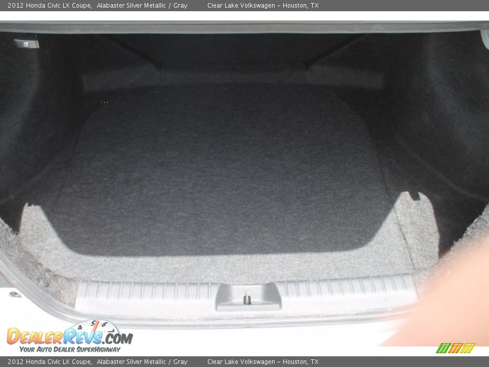 2012 Honda Civic LX Coupe Alabaster Silver Metallic / Gray Photo #24