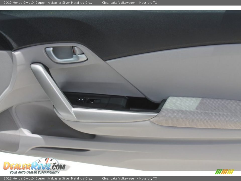 2012 Honda Civic LX Coupe Alabaster Silver Metallic / Gray Photo #25