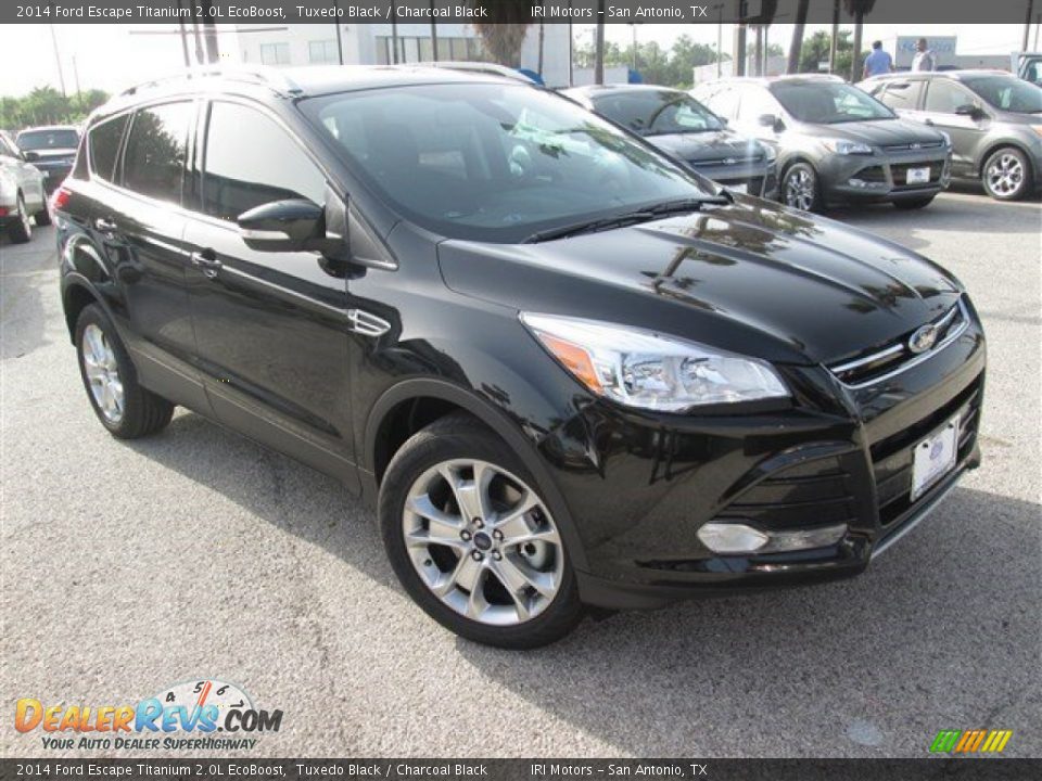 2014 Ford Escape Titanium 2.0L EcoBoost Tuxedo Black / Charcoal Black Photo #1