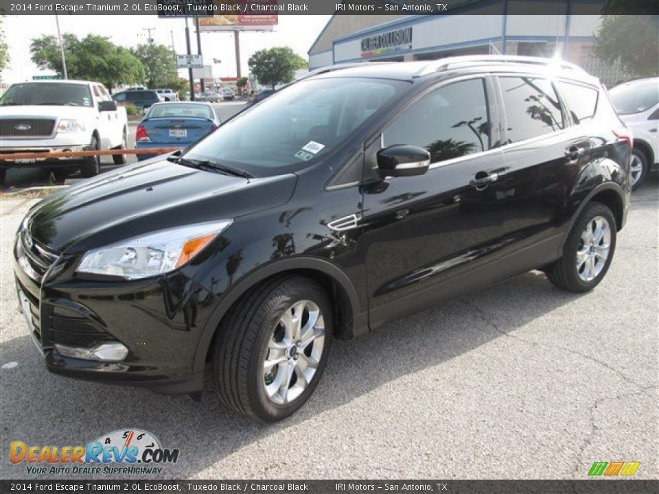 2014 Ford Escape Titanium 2.0L EcoBoost Tuxedo Black / Charcoal Black Photo #3
