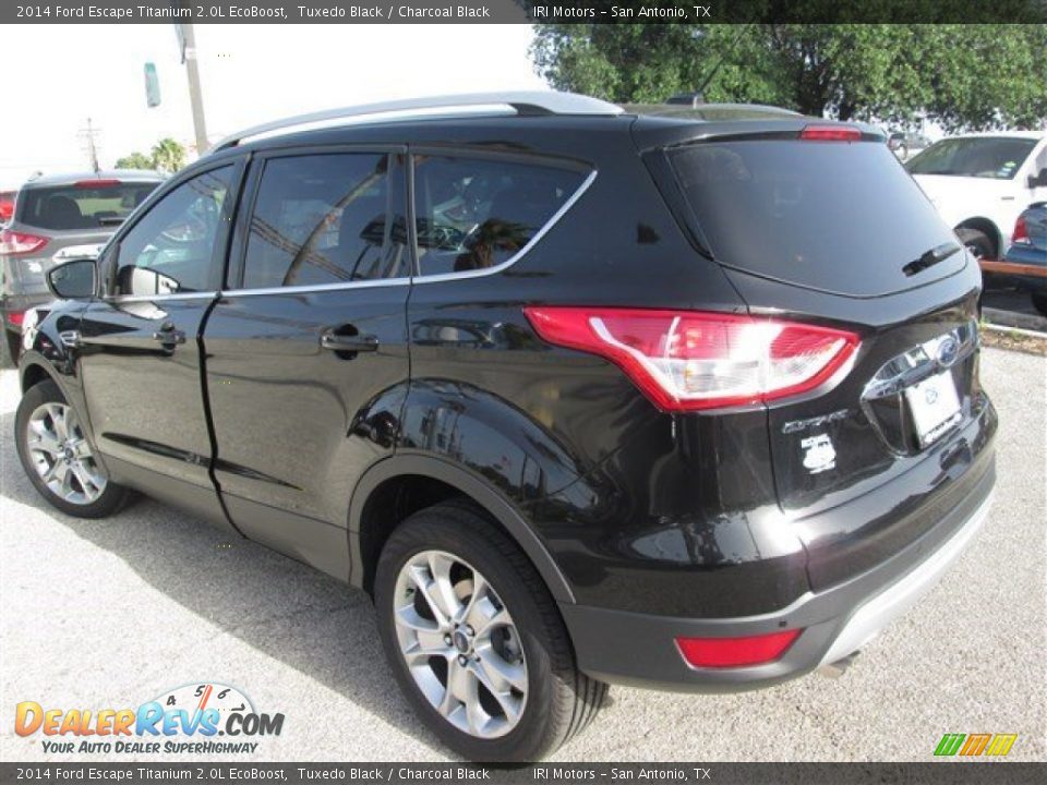 2014 Ford Escape Titanium 2.0L EcoBoost Tuxedo Black / Charcoal Black Photo #5