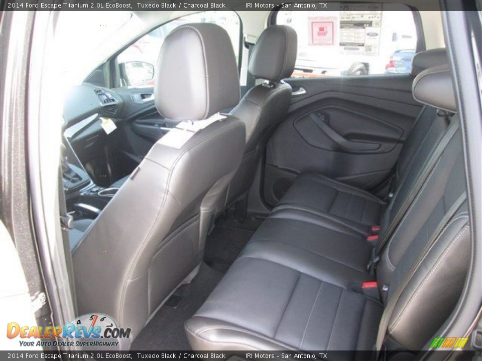 2014 Ford Escape Titanium 2.0L EcoBoost Tuxedo Black / Charcoal Black Photo #8