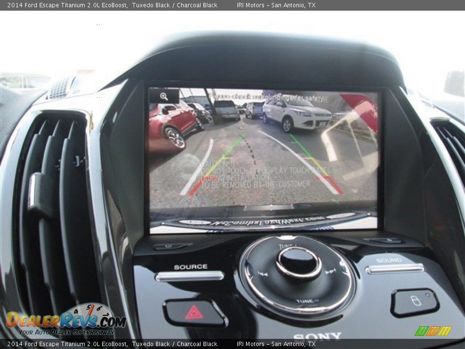 2014 Ford Escape Titanium 2.0L EcoBoost Tuxedo Black / Charcoal Black Photo #12