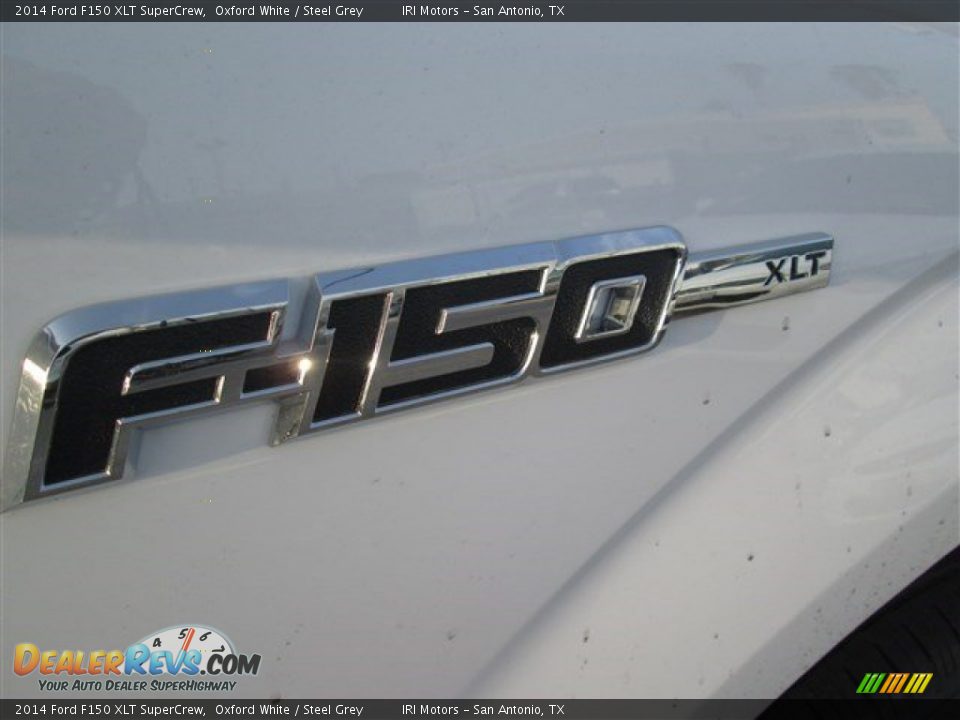 2014 Ford F150 XLT SuperCrew Oxford White / Steel Grey Photo #3