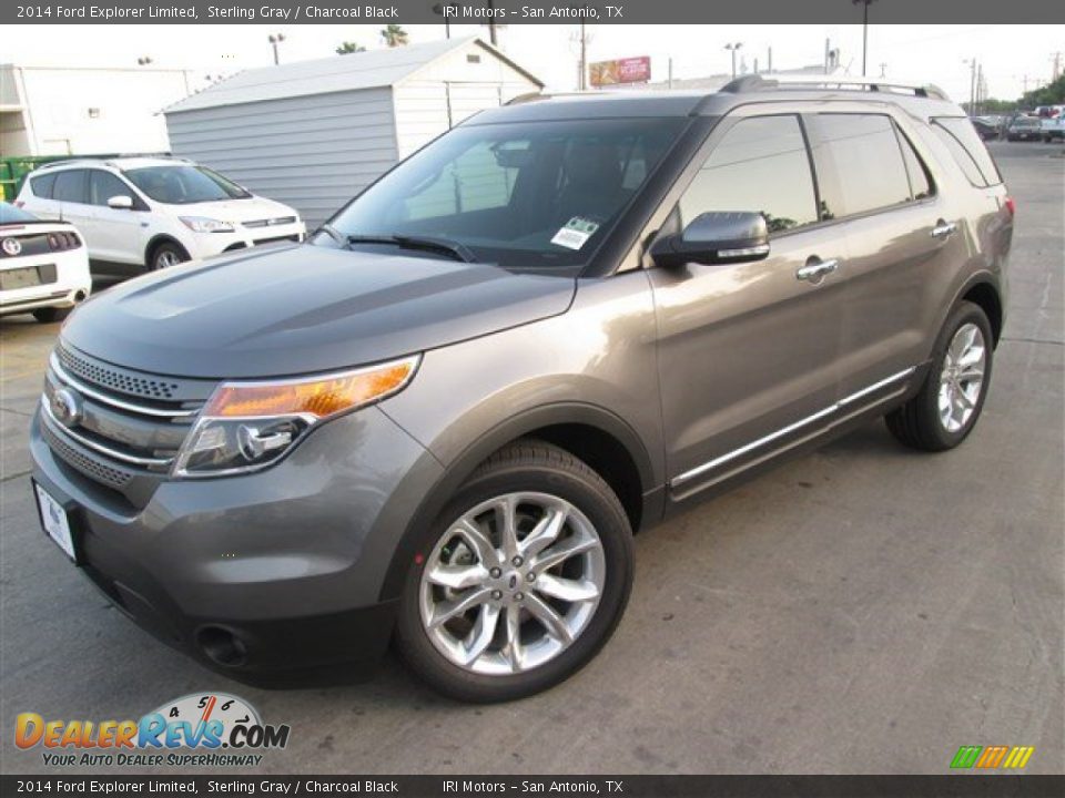 2014 Ford Explorer Limited Sterling Gray / Charcoal Black Photo #3