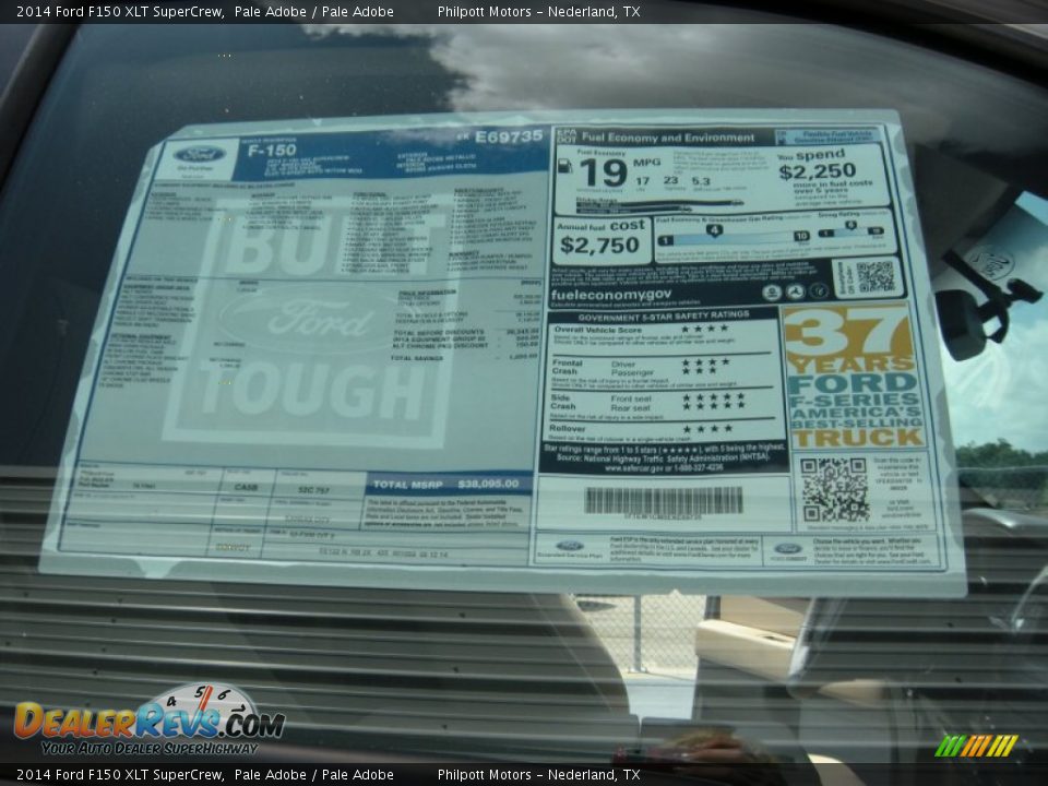 2014 Ford F150 XLT SuperCrew Pale Adobe / Pale Adobe Photo #36