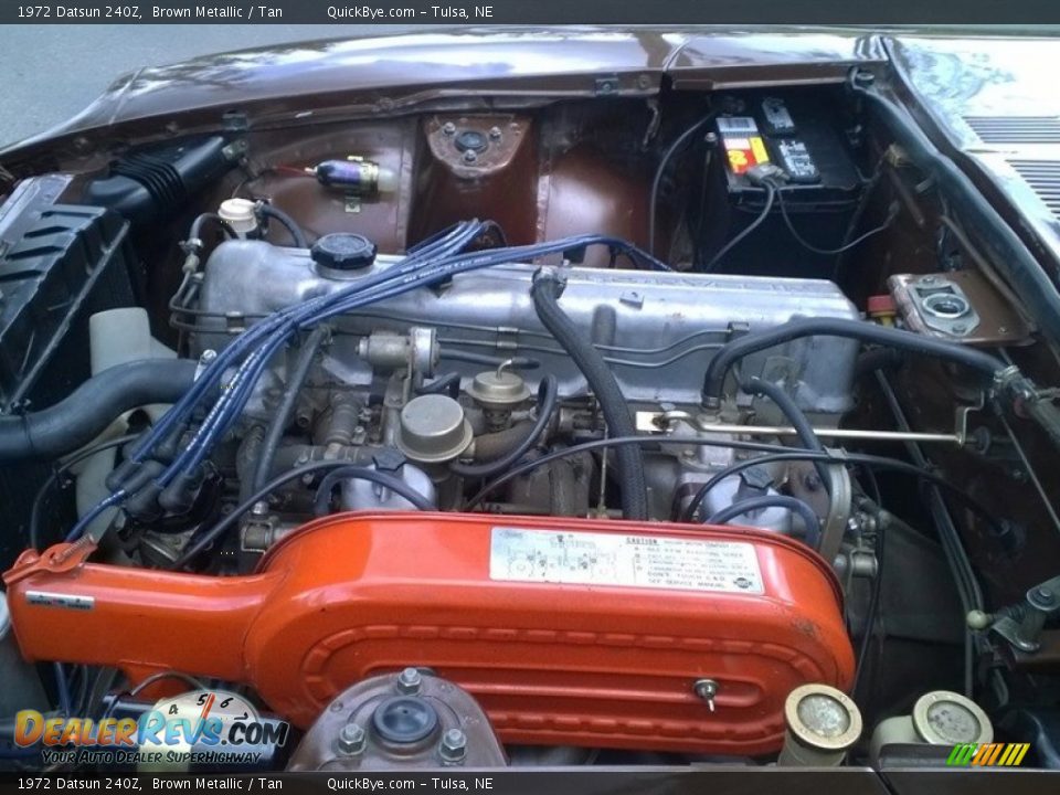 1972 Datsun 240Z  2.4 Liter SOHC 12-Valve L24 Inline 6 Cylinder Engine Photo #14