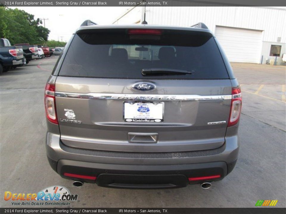 2014 Ford Explorer Limited Sterling Gray / Charcoal Black Photo #6