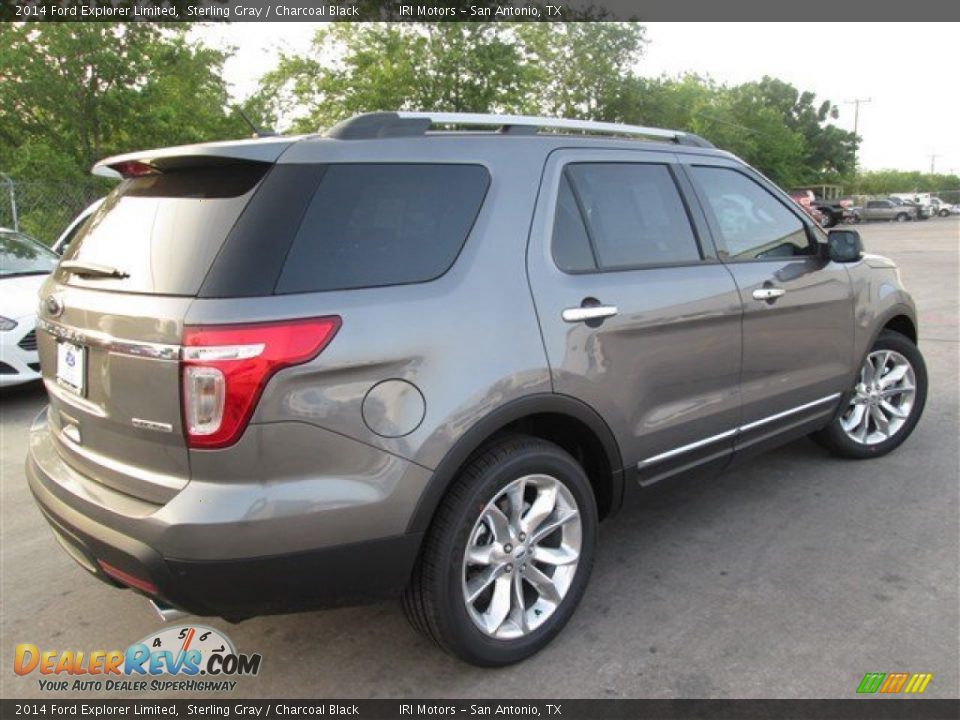 2014 Ford Explorer Limited Sterling Gray / Charcoal Black Photo #7