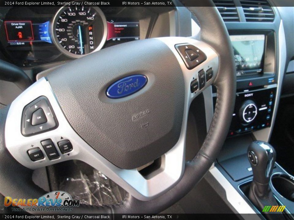 2014 Ford Explorer Limited Sterling Gray / Charcoal Black Photo #11