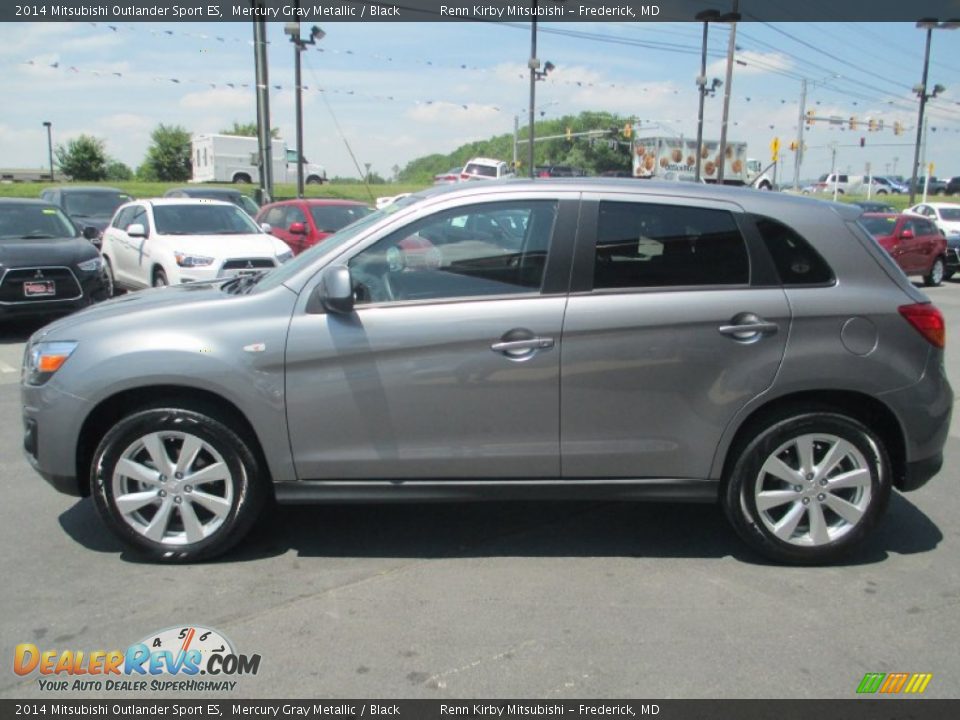 2014 Mitsubishi Outlander Sport ES Mercury Gray Metallic / Black Photo #3