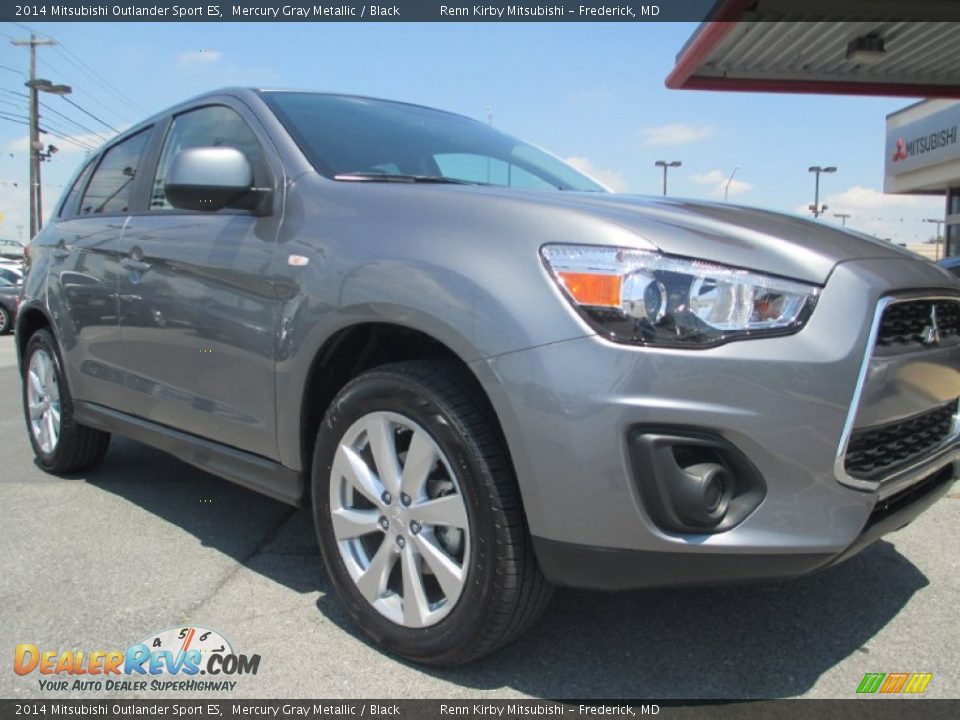 2014 Mitsubishi Outlander Sport ES Mercury Gray Metallic / Black Photo #6