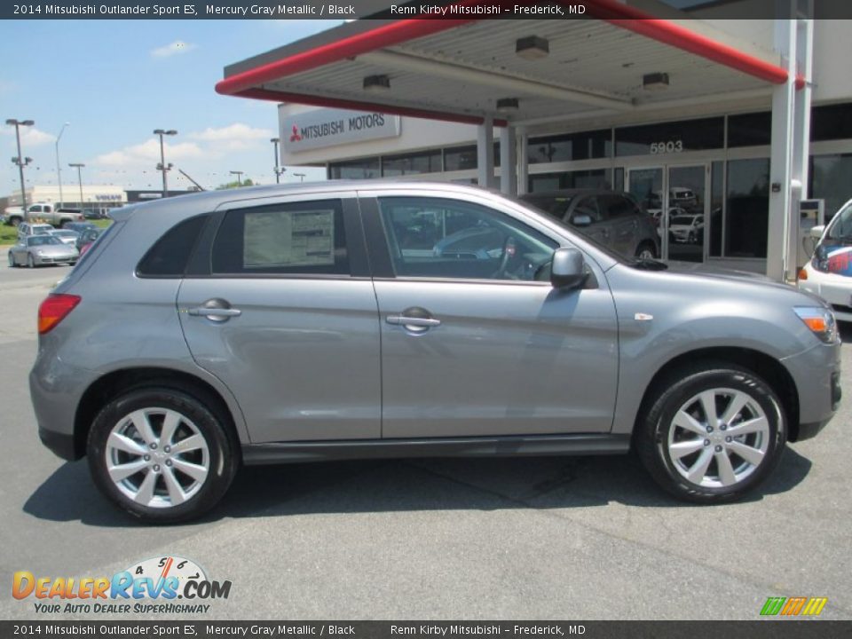 2014 Mitsubishi Outlander Sport ES Mercury Gray Metallic / Black Photo #7