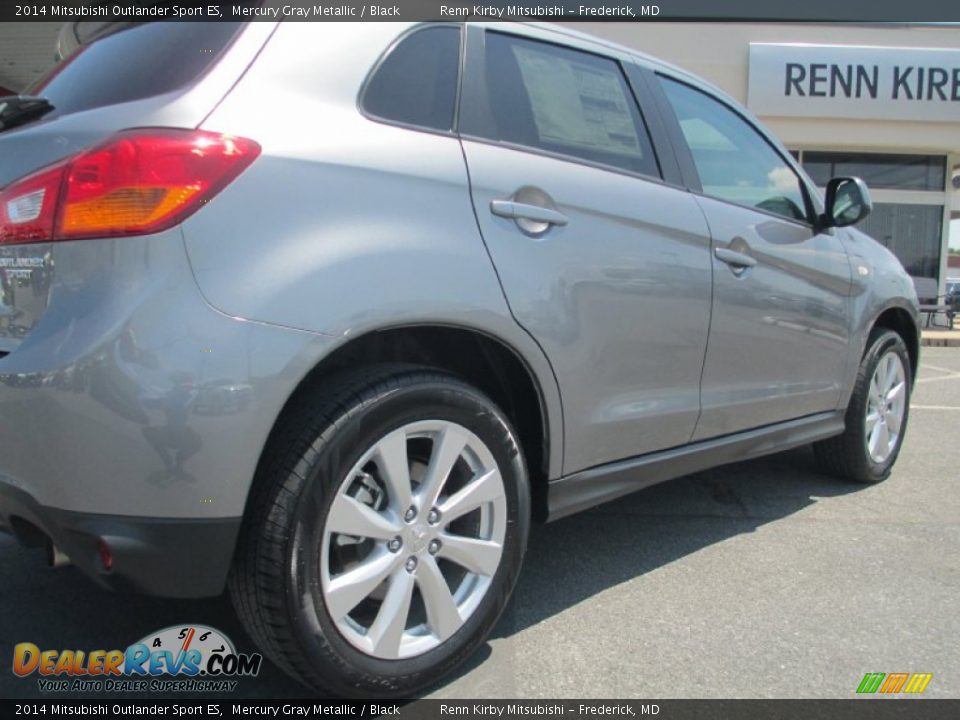 2014 Mitsubishi Outlander Sport ES Mercury Gray Metallic / Black Photo #8