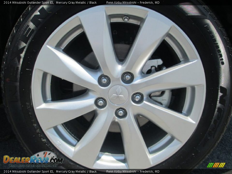 2014 Mitsubishi Outlander Sport ES Mercury Gray Metallic / Black Photo #9
