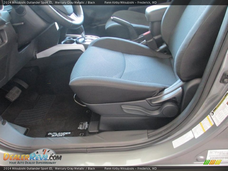 2014 Mitsubishi Outlander Sport ES Mercury Gray Metallic / Black Photo #10