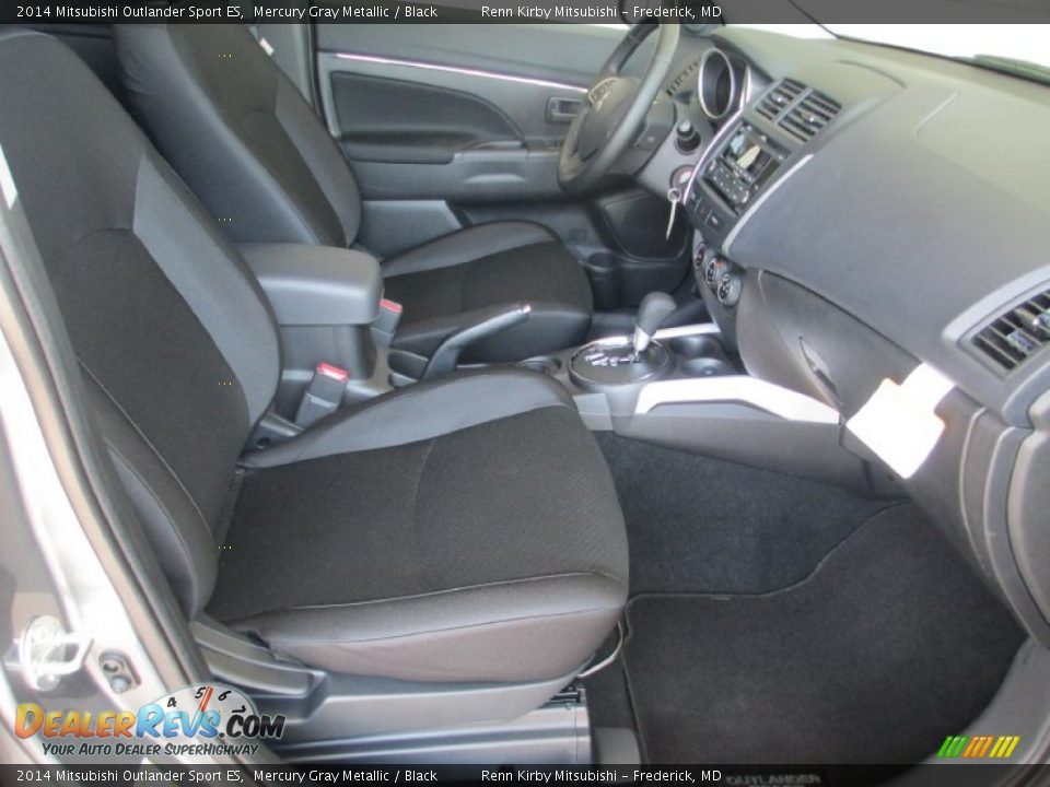 2014 Mitsubishi Outlander Sport ES Mercury Gray Metallic / Black Photo #12
