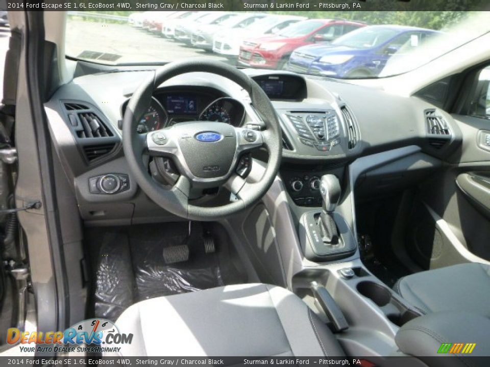 2014 Ford Escape SE 1.6L EcoBoost 4WD Sterling Gray / Charcoal Black Photo #10