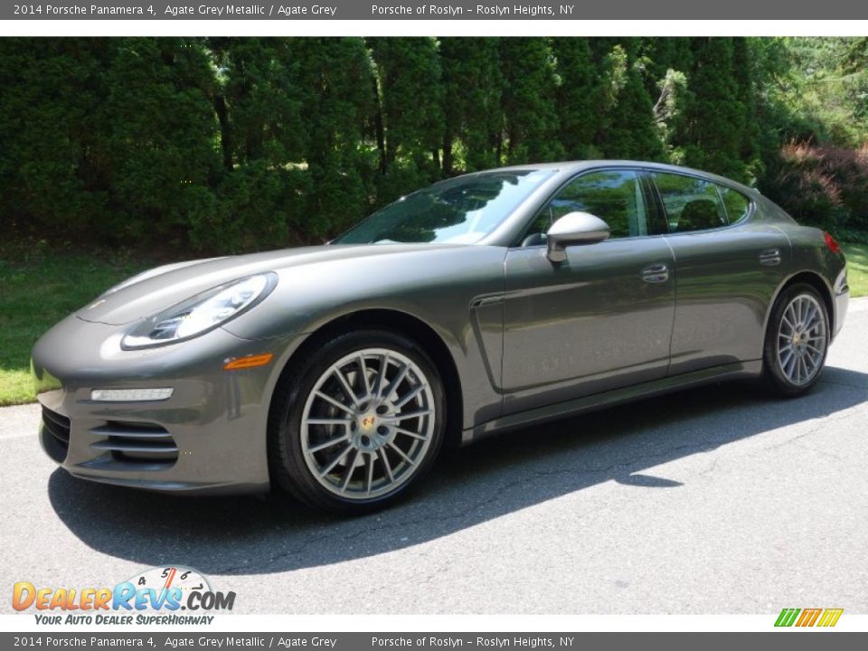 2014 Porsche Panamera 4 Agate Grey Metallic / Agate Grey Photo #1