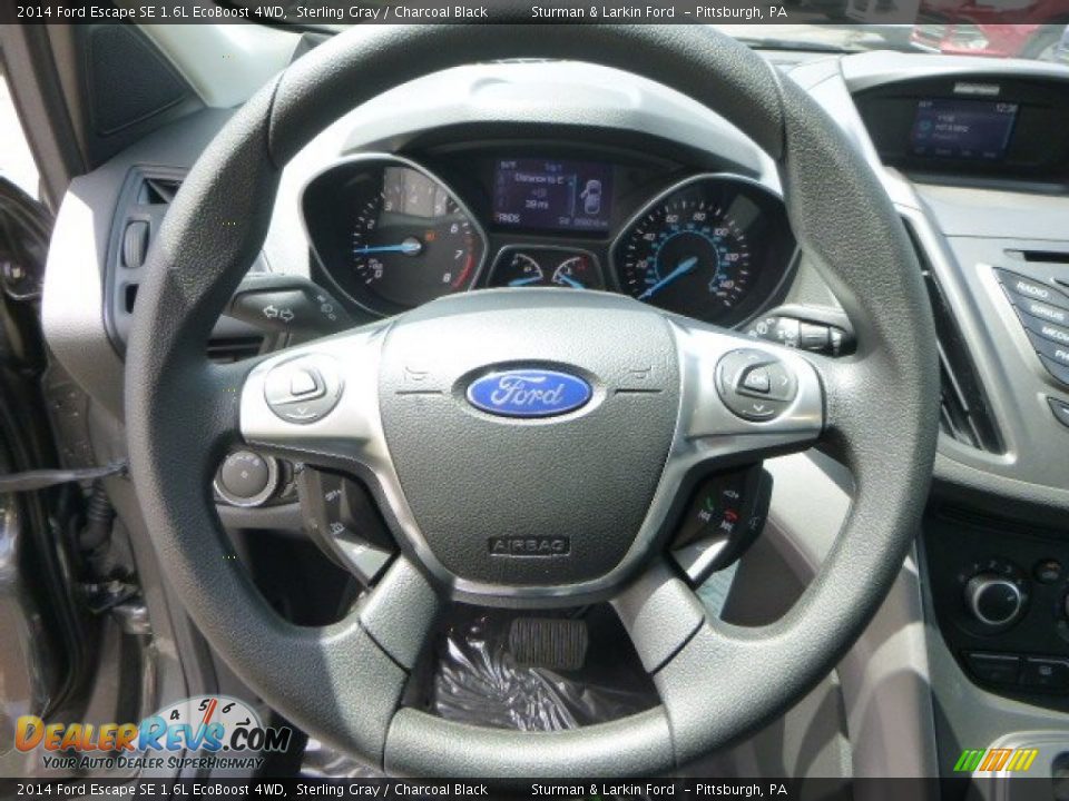 2014 Ford Escape SE 1.6L EcoBoost 4WD Sterling Gray / Charcoal Black Photo #12