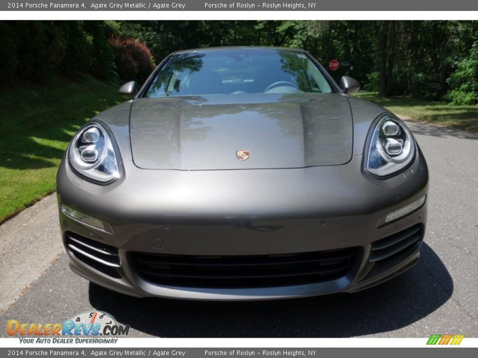 2014 Porsche Panamera 4 Agate Grey Metallic / Agate Grey Photo #2